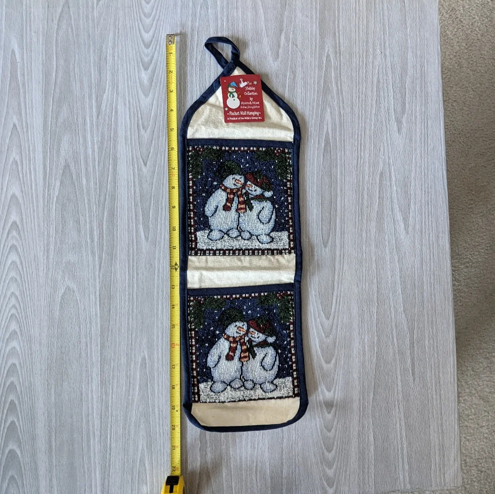 NWT Hearth & Home Hanging Cloth Wall Pocket